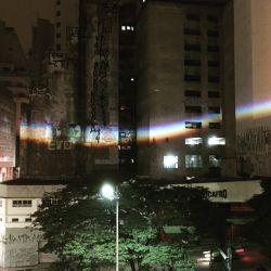 @ludafonseca SP lights upside down rainbow #presentesp @ludafonseca SP lights upside down rainbow #presentesp